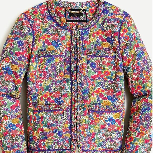 J. Crew Jackets & Blazers - J Crew floral lady jacket in Liberty® Margaret Annie print Size 6 NWT